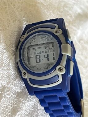 TICCI Children's Blue Digital Sport Watch with Silicone Strap